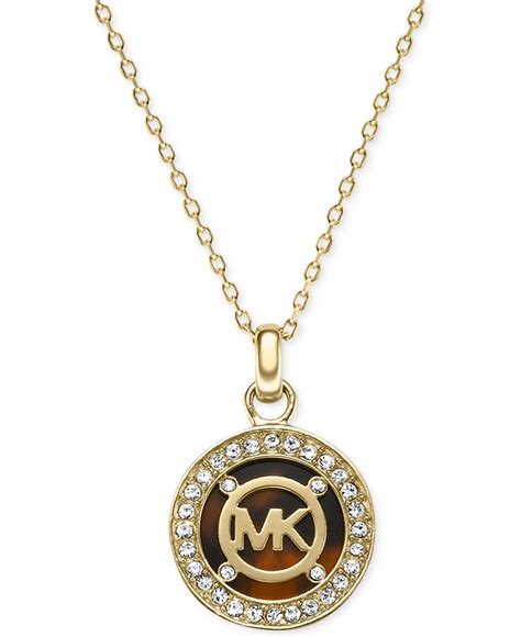 michael kors womens necklace|michael kors necklaces on sale.